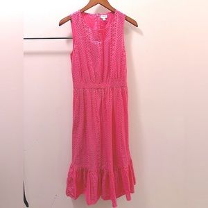 Perfect for spring! New but never worn JCrew eyelet dress.